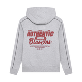 Indian Blue Jeans - Hoodie Chest and Backprint | Fresh Grey Melange