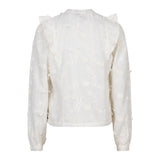 Indian Blue Jeans - Flower Ruffle Shirt LS