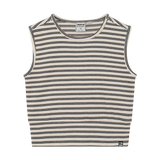 Indian Blue Jeans - Cropped Top Stripe | Sandshell