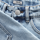 Indian Blue Jeans - Wide Denim Short Tape | Used Light Denim