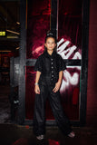 Indian Blue Jeans - Extra Wide Fit Glitter | Black Denim