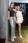 Indian Blue Jeans - Wide Pants Metallic | Phantom