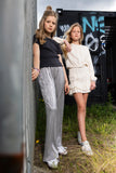 Indian Blue Jeans - Wide Pants Metallic | Phantom