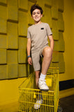 Indian Blue Jeans - Jog Shorts Zip I Dirty Sand