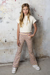 Nobell - Sasay Geprinte Flared Broek