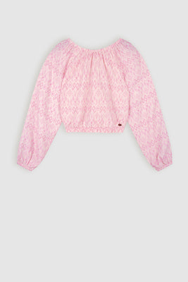 Nobell - Timra Cropped Blouse Roze