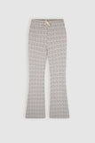 Nobell - Sady AOP Flared Broek Ivoor