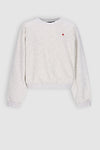 Nobell -  Kaila Furry Sweat with contrast cuffs