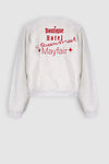 Nobell -  Kaila Furry Sweat with contrast cuffs