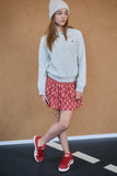 Nobell -  Kaila Furry Sweat with contrast cuffs