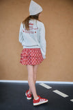 Nobell -  Kaila Furry Sweat with contrast cuffs