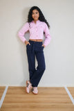 Nobell - Salet Wide Leg Interlock Pants with belt