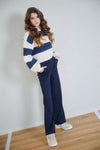 Nobell - Salet Wide Leg Interlock Pants with belt