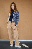 Nobell - Spirit Interlock Pants with Tape and zipper at sides
