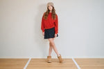 Nobell - : Nimmy Pinstripe Skirt with belt