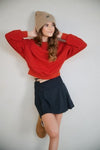 Nobell - : Nimmy Pinstripe Skirt with belt