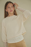 Nobell - Kess Oversized Crop Top Ivoor