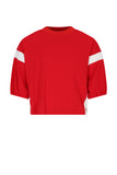 Nobell - Kess Wijde Crop Sweater Rood