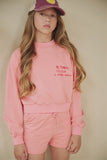 Nobell - Kex Gekropte Sweater Roze