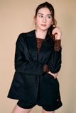 Nobell - Daze Twill Oversized Colbert Zwart