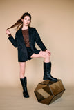 Nobell - Daze Twill Oversized Colbert Zwart