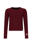 Nobell - Kuan RibJersey Tshirt Bordeaux