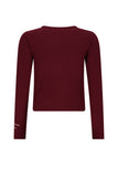 Nobell - Kuan RibJersey Tshirt Bordeaux