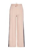 Nobell = Sylvie Travellers Interlock Wijde Broek Lichtbruin