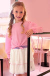 B.Nosy - Tori t-longsleeve roze
