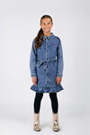 B.Nosy - Dilan Denim Jurk Blauw