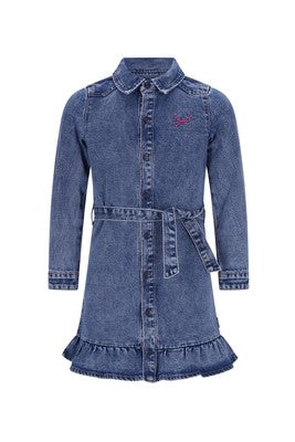 B.Nosy - Dilan Denim Jurk Blauw