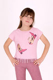 B.Nosy - Tikki T-shirt candy roze