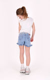 B.Nosy - Portia denim short licht denim
